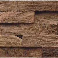 Root Teak mixed Naturel Sumatra - Wandgestaltung aus Holz