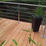 Terrassenreinigung für Holzterrasse